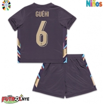 Camiseta Inglaterra Marc Guehi #6 Visitante Equipación para niños Eurocopa 2024 manga corta (+ pantalones cortos)